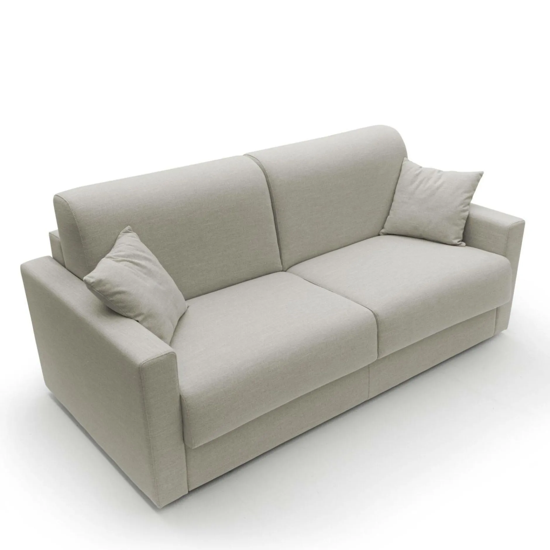 Canapés Fixes>Camif Canapé tissu recyclé déhoussable Aubin - - Grand 3 places Lin