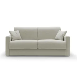 Canapés Fixes>Camif Canapé tissu recyclé déhoussable Aubin - - Grand 2 places Lin