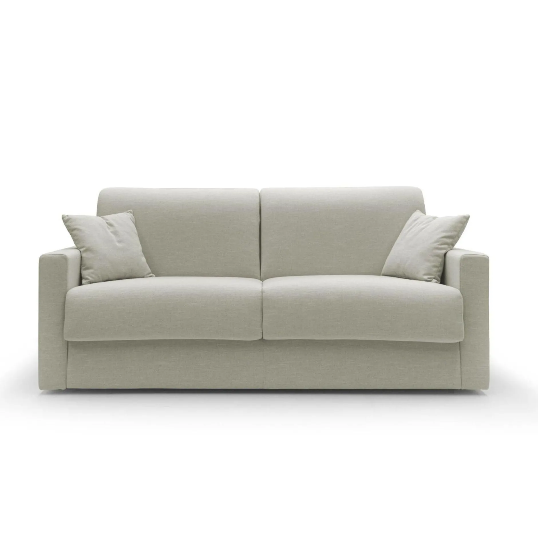 Canapés Fixes>Camif Canapé tissu recyclé déhoussable Aubin - - Grand 2 places Lin