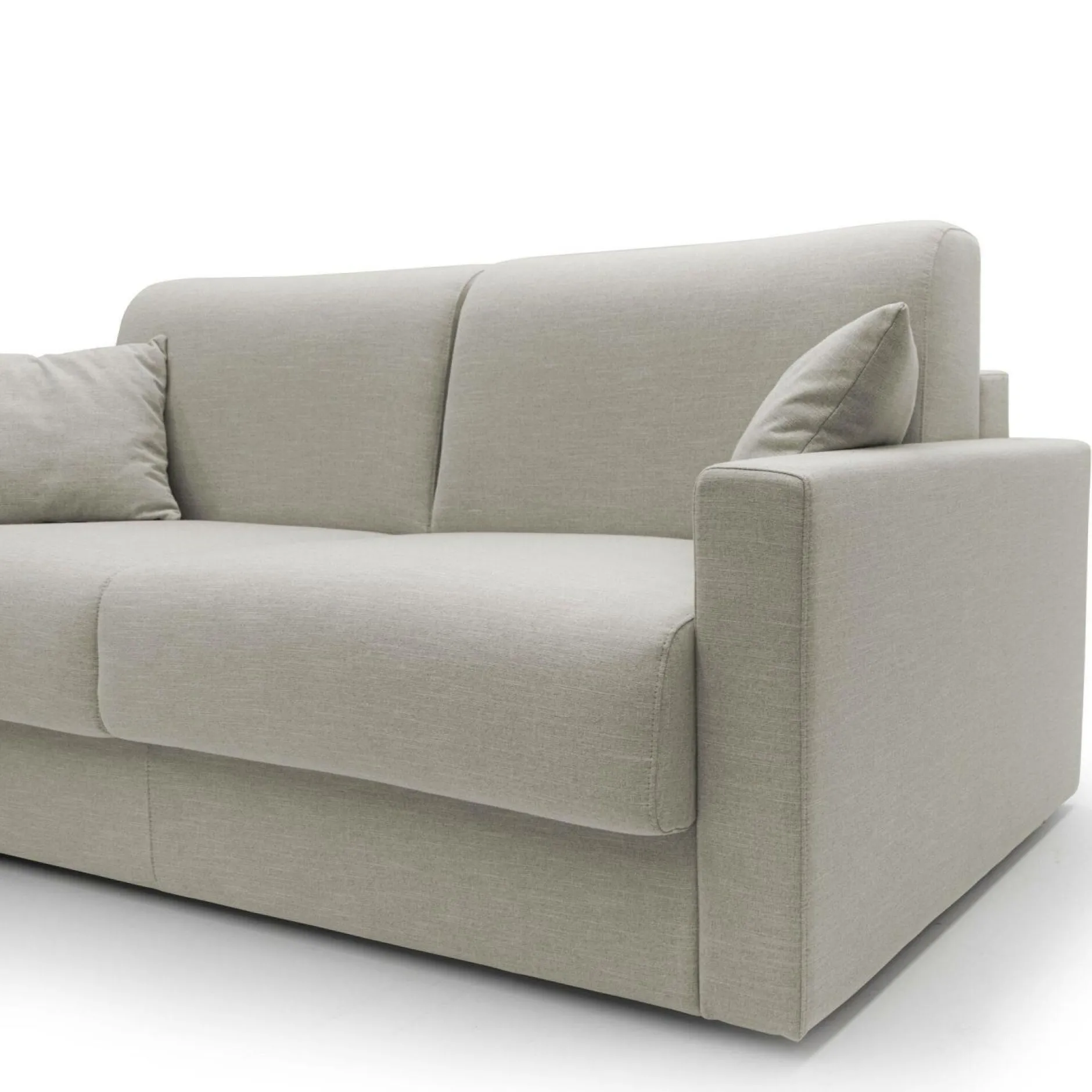 Canapés Fixes>Camif Canapé tissu recyclé déhoussable Aubin - - Grand 2 places Lin
