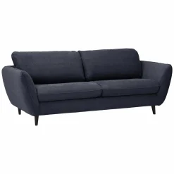 Canapés Droits|Canapés Fixes>Camif Canapé tissu structuré Persson - - 2 places Bleu Marine