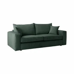 Canapés Fixes|Canapés Droits>Camif Canapé velours côtelé Otto - - 4 places Vert