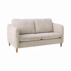 Canapés Fixes>Camif Canapé velours côtelé Portimo - - 2 places Beige