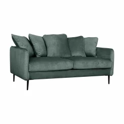 Canapés Fixes>Camif Canapé velours Olympe - - 3 places Bleu