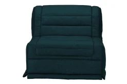 Bz>Camif Chauffeuse BZ tissu matelas 12 cm Grace - Bleu Marine