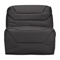 Bz>Camif Chauffeuse BZ tissu matelas 12 cm Gavroche - Anthracite