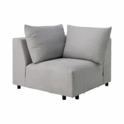 Canapés Modulables>Camif Chauffeuse d'angle pour canapé modulable Solal - Gris