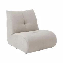 Canapés Modulables>Camif Chauffeuse pour canapé modulable tissu Benny - Naturel