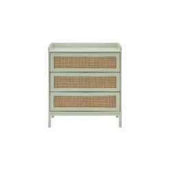 Chambres Enfant|Chambres Enfant>Camif Commode 3 tiroirs Sam - Vert sauge