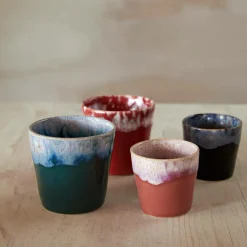 Tasses|Tasses>Camif COSTA NOVA Lot de 6 Tasses Lungo Grespresso - Vert Foncé