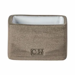 Décoration De Table>Camif COSTA NOVA Set de 4 Ronds de serviette rectangulaire Accessories - Marron et Blanc