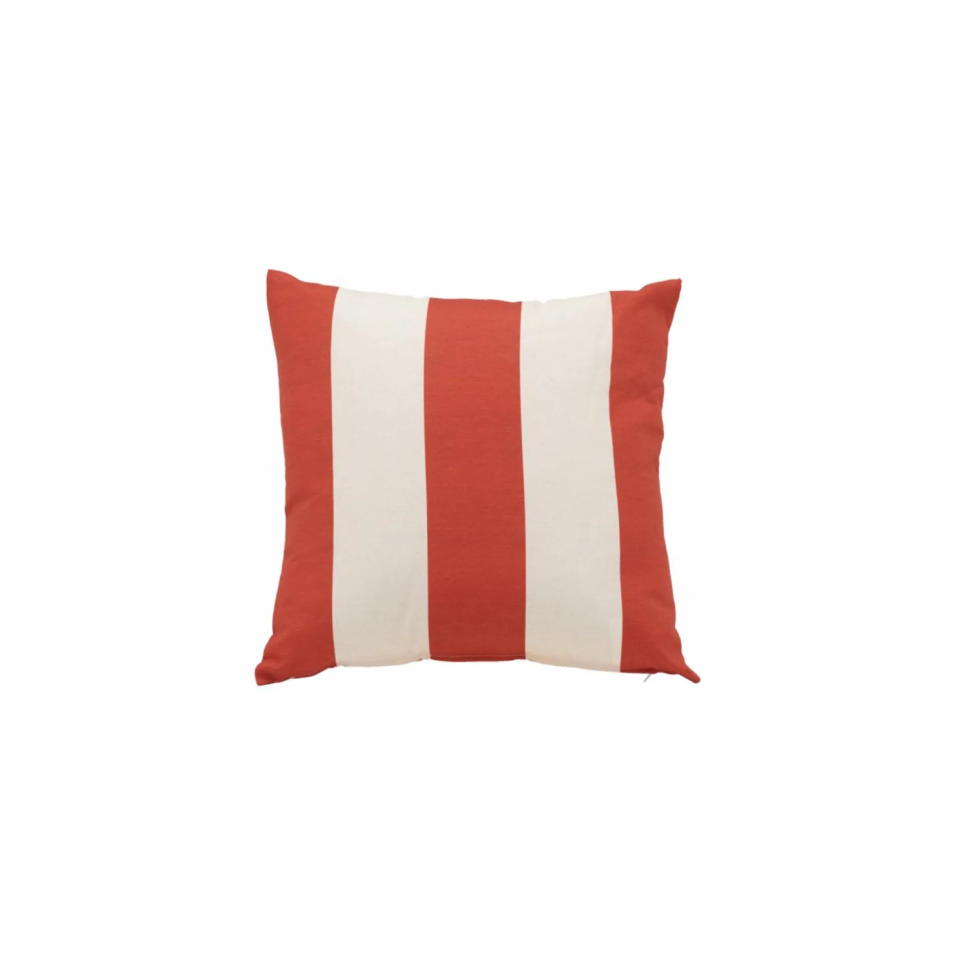 Poufs, Poires Et Coussins De Sol|Poufs, Poires Et Coussins De Sol>Camif Coussin d'Extérieur recyclé Heva - Rayure Rouge