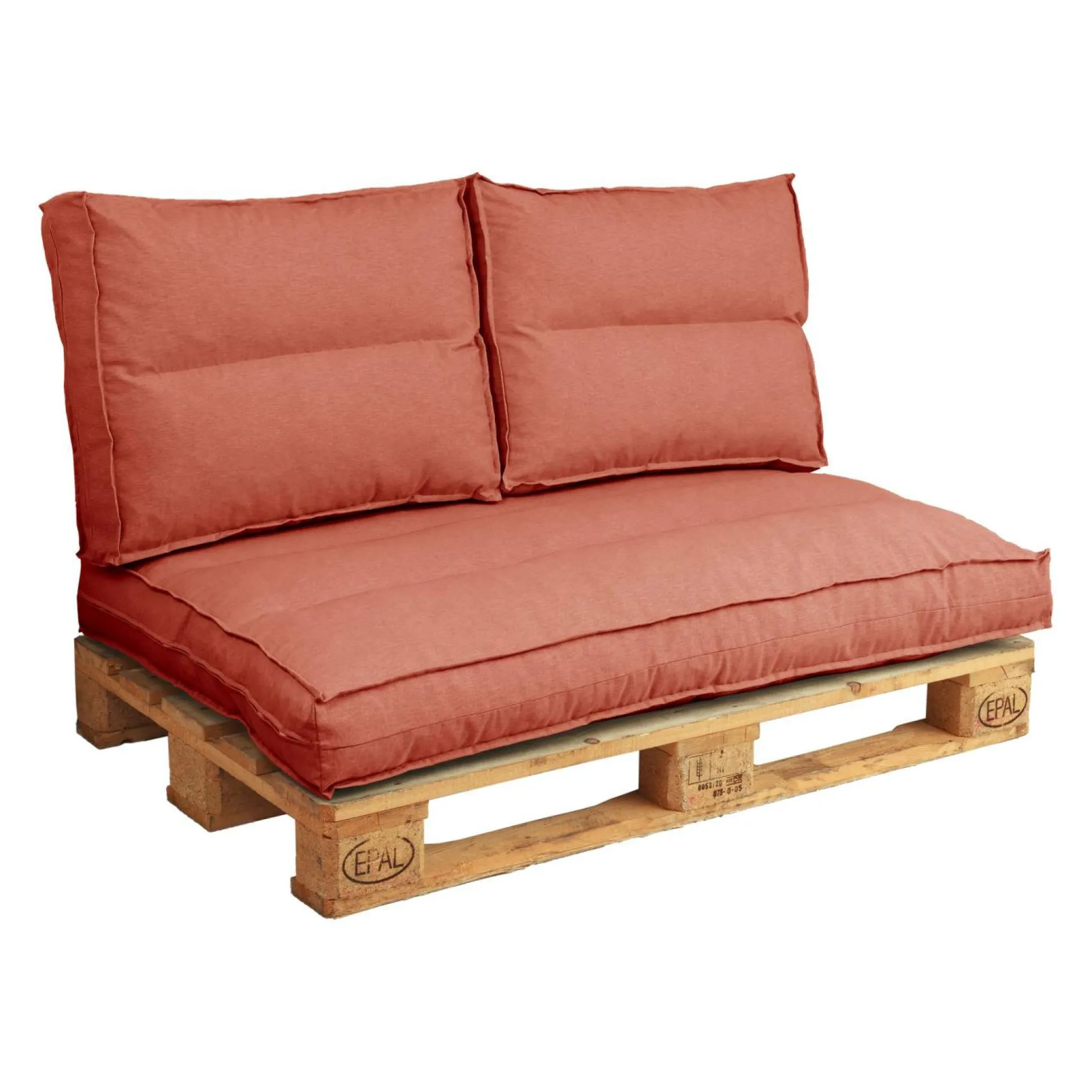 Poufs, Poires Et Coussins De Sol|Poufs, Poires Et Coussins De Sol>Camif Coussin matelas palette recyclé et déperlant Heva - Tomette 1