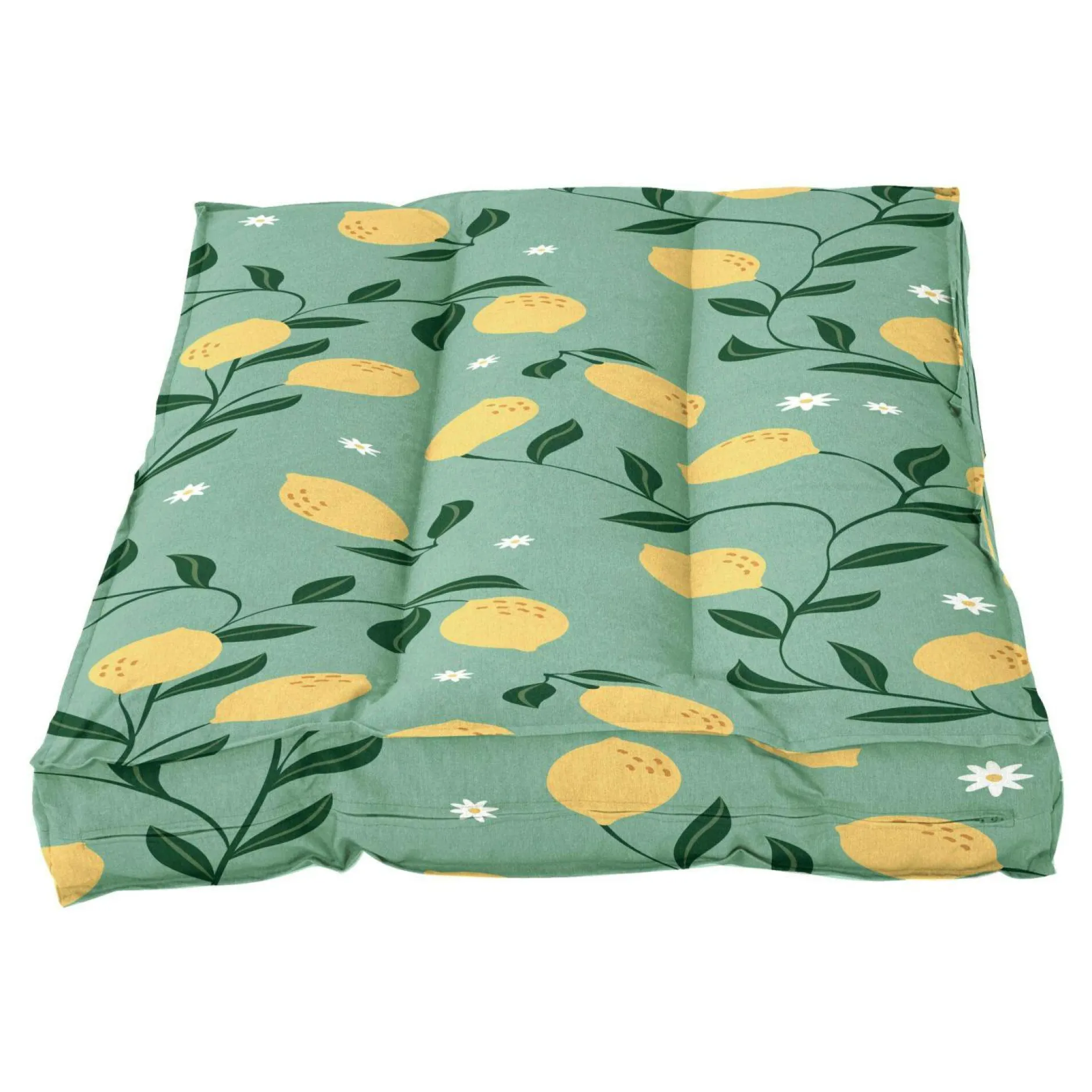 Poufs, Poires Et Coussins De Sol|Poufs, Poires Et Coussins De Sol>Camif Coussin matelas palette recyclé Heva - Citronnade