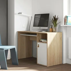 Bureaux>Camif C.PRO PAR Bureau Oxford - Chêne/Blanc