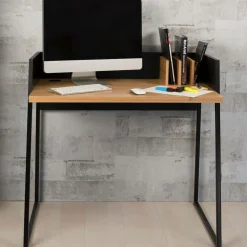 Bureaux>Camif C.PRO PAR Bureau Tennessee - Noir/Chêne