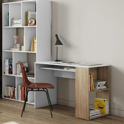 Bureaux>Camif C.PRO PAR Bureau Yale - Chêne/Blanc