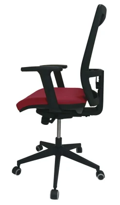 Chaises De Bureau>Camif C.PRO PAR Fauteuil de bureau Alexandre II Kube - - Roulettes pour sol dur Grenat