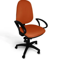 Chaises De Bureau>Camif C.PRO PAR Fauteuil de bureau Mélanie - - Roulettes pour sol dur Orange