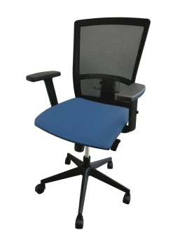 Chaises De Bureau>Camif C.PRO PAR Fauteuil de bureau Alexandre II Kube - - Roulettes pour sol dur Bleu
