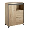Meubles De Rangement Bureau|Meubles De Rangement Bureau>Camif C.PRO PAR Rangement 1 porte 2 tiroirs Gregory