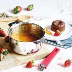 Casseroles>Camif CRISTEL Casserole inox Mutine amovible - 20 cm