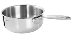 Casseroles>Camif CRISTEL Casserole saucier Castel' Pro - Diamètre 16 cm