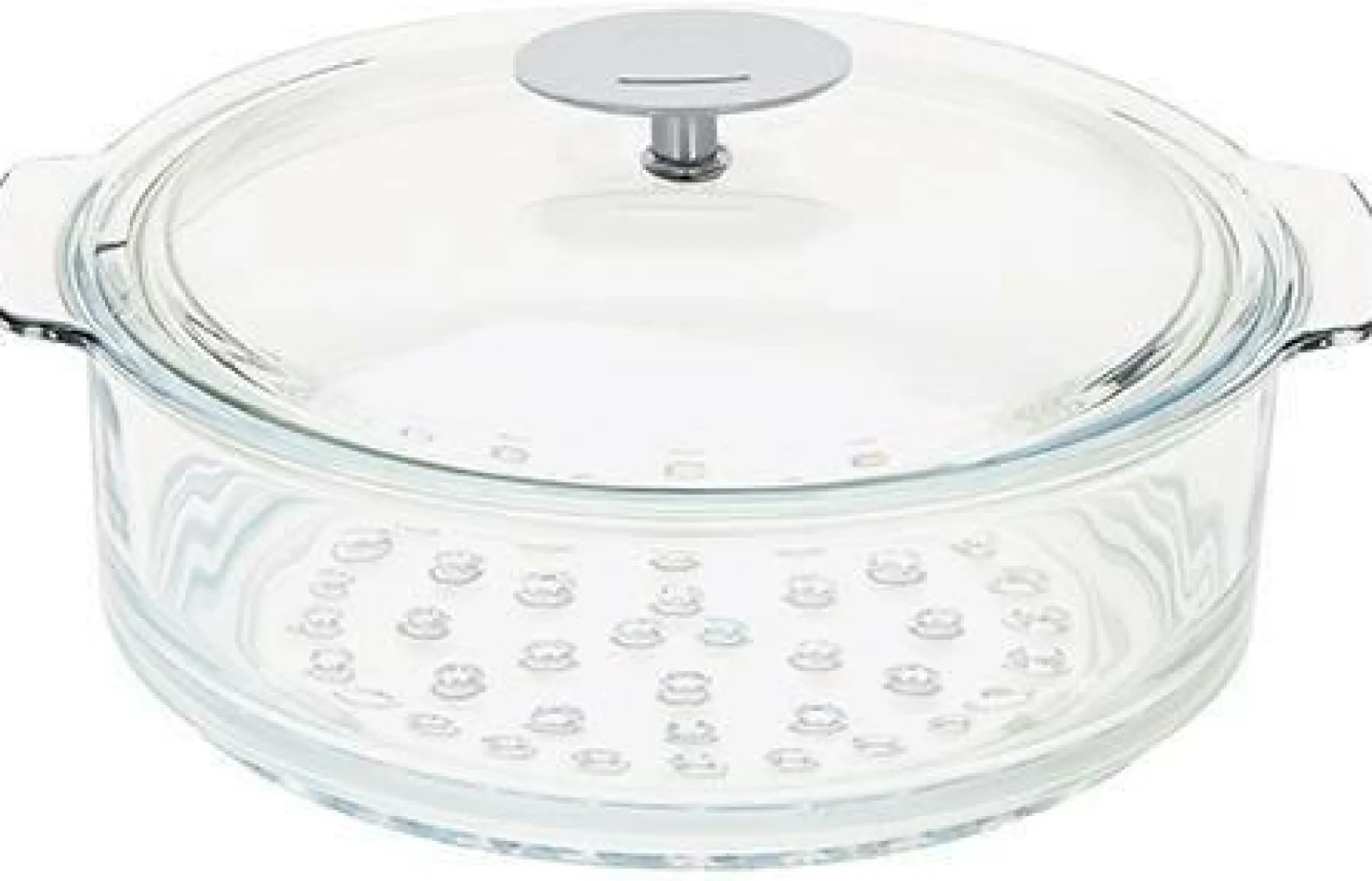 Cuit-Vapeur>Camif CRISTEL Cuit-vapeur en verre + couvercle - 20 cm