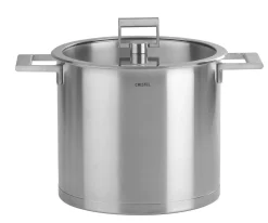 Marmites Et Faitouts>Camif CRISTEL Marmite inox 22 cm et couvercle plat en verre Strate fixe