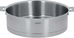 Sauteuses, Tajines Et Wok>Camif CRISTEL Sauteuse inox 24 cm avec couvercle Strate Amovible