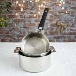 Casseroles>Camif CRISTEL Set 3 casseroles Mutine avec poignée amovible noire