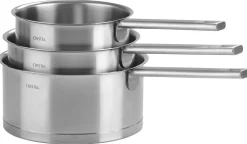 Casseroles>Camif CRISTEL Set de 3 casseroles 16/18/20 cm Strate Fixe