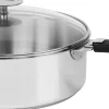 Sauteuses, Tajines Et Wok>Camif CRISTEL Set sauteuse 24 cm avec couvercle et poignée noire Mutine Amovible