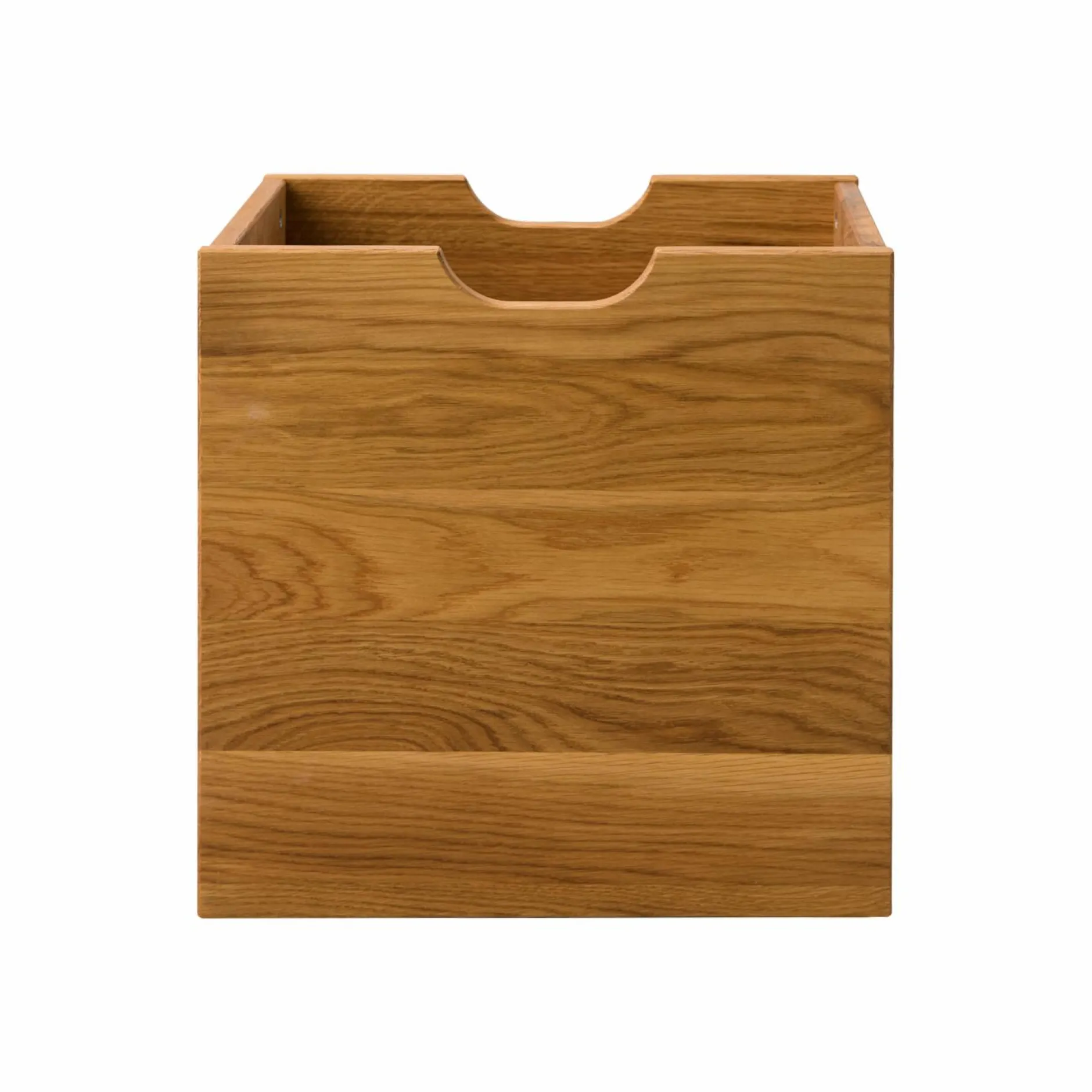 Meubles D'Entrée>Camif Cube de rangement bois massif Cyriel - Chêne Massif