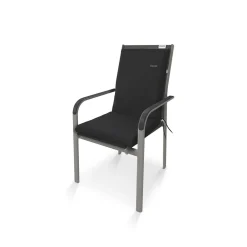 Accessoires Transats>Camif DOPPLER Coussins de Chaise Nature en Tissus Recyclé - Gris Anthracite