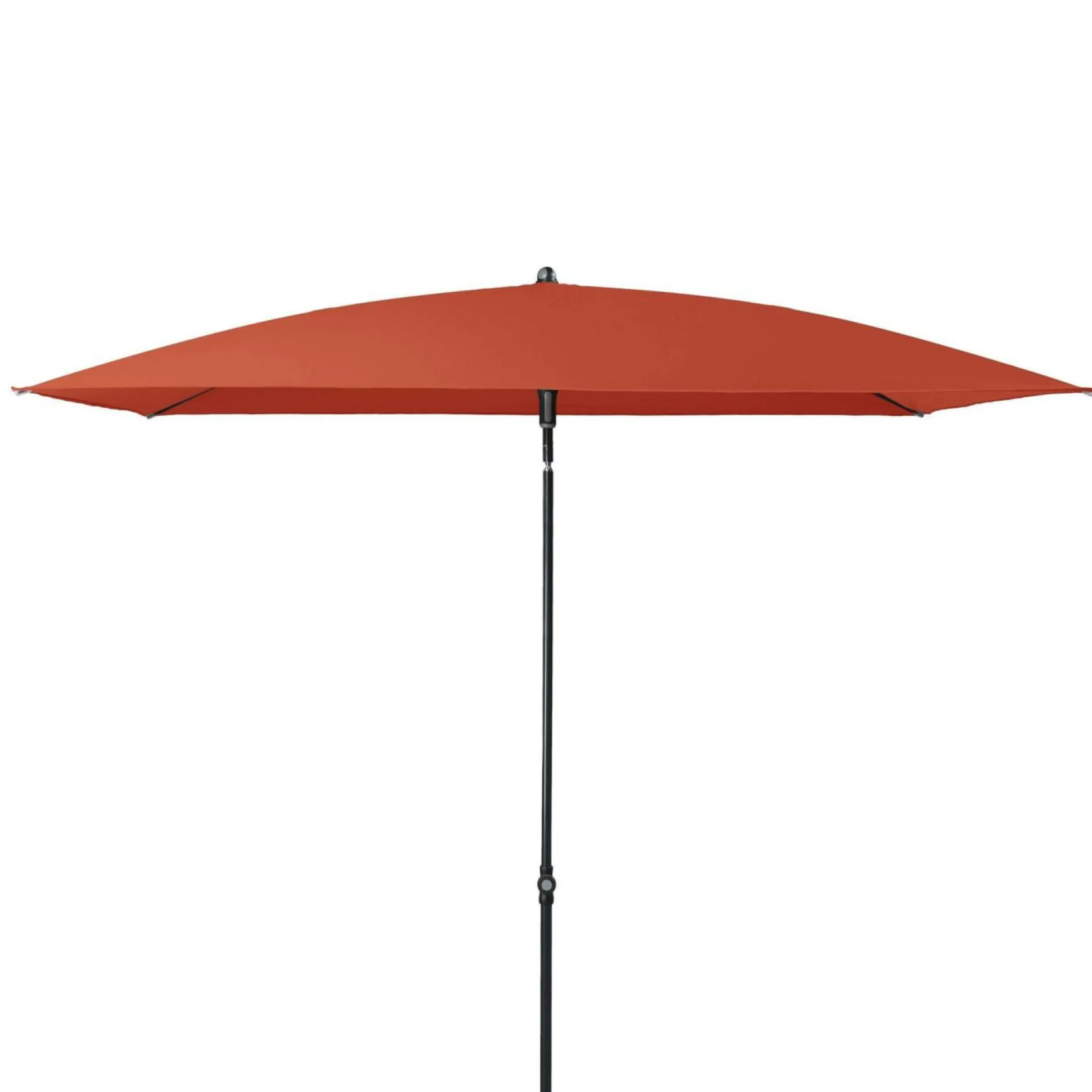 Parasols>Camif DOPPLER Parasol Rectangulaire 230 x 190 cm Sunline en Acier - Terracotta