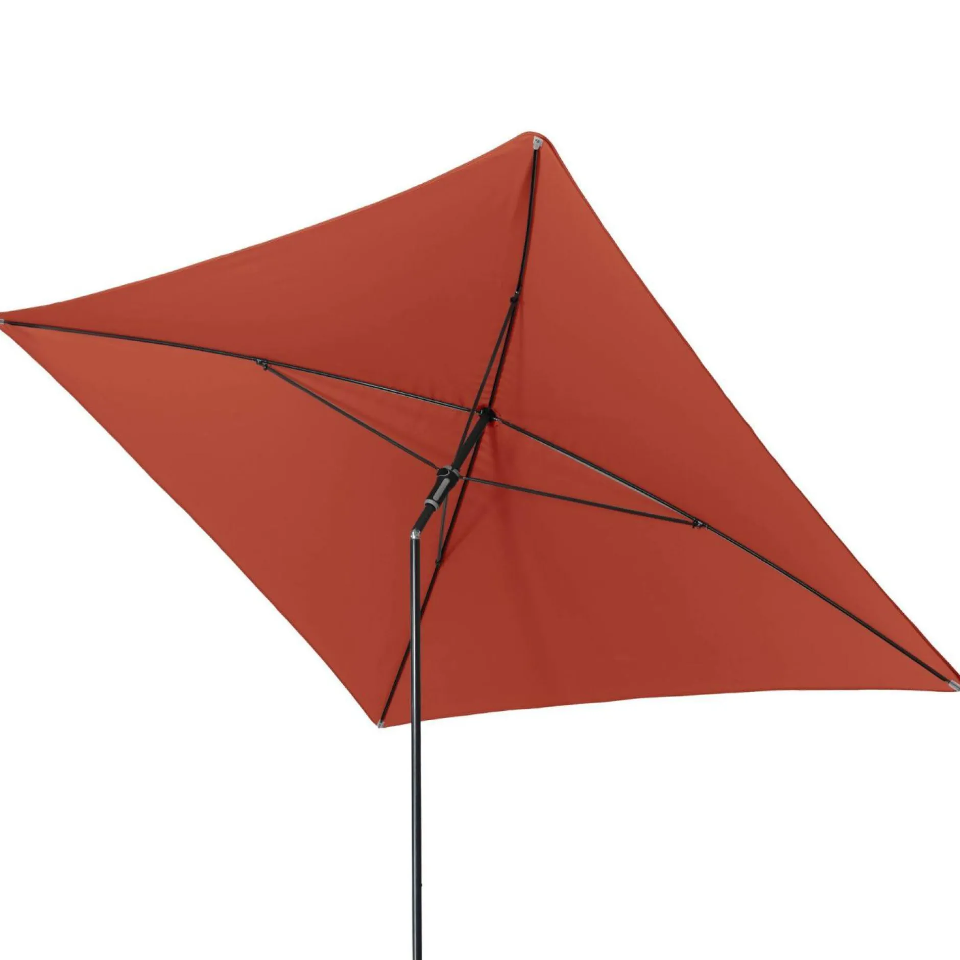 Parasols>Camif DOPPLER Parasol Rectangulaire 230 x 190 cm Sunline en Acier - Terracotta