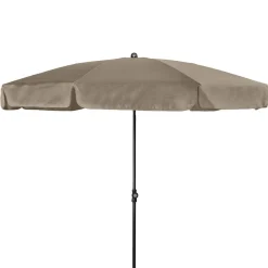Parasols>Camif DOPPLER Parasol Rond ⌀ 200 cm Sunline en Acier - Taupe