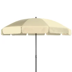 Parasols>Camif DOPPLER Parasol Rond ⌀ 250 cm Sunline en Acier - Beige Nature