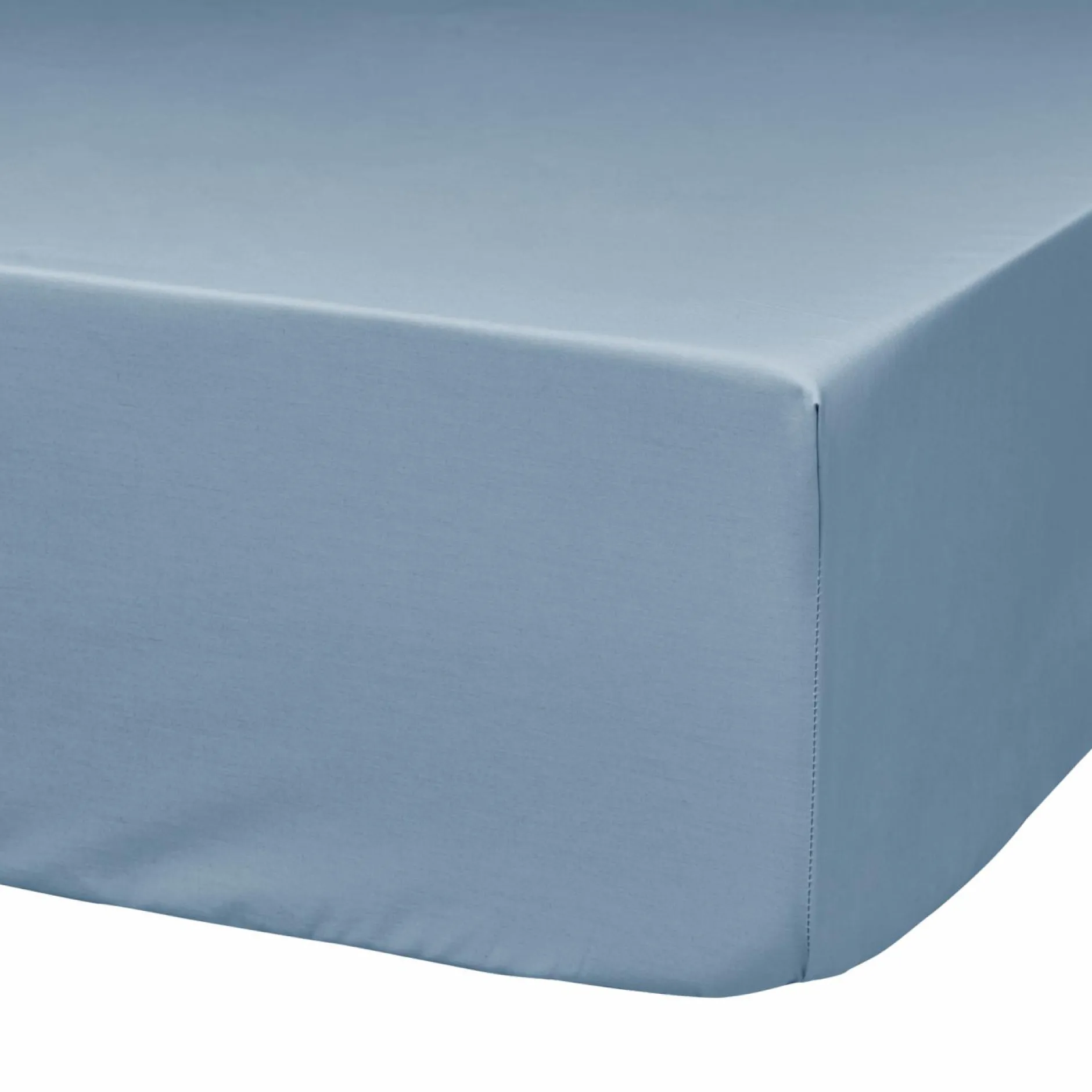 Draps Housse>Camif Drap housse coton bio Fil & Sens - - 140 x 190 cm Bleu Céladon