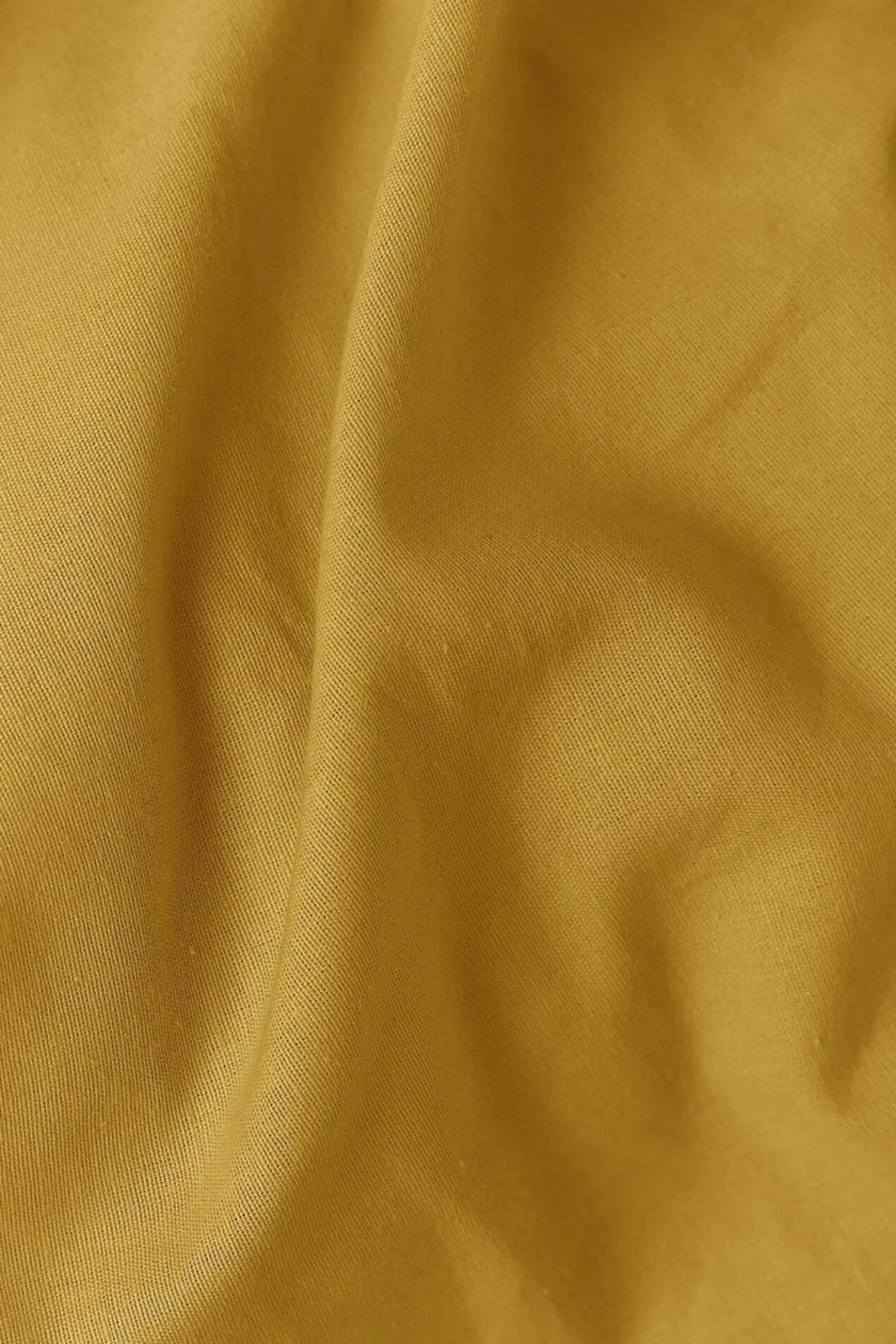 Draps Housse>Camif Drap housse coton lin Valentine - - 140 x 190 cm Curry