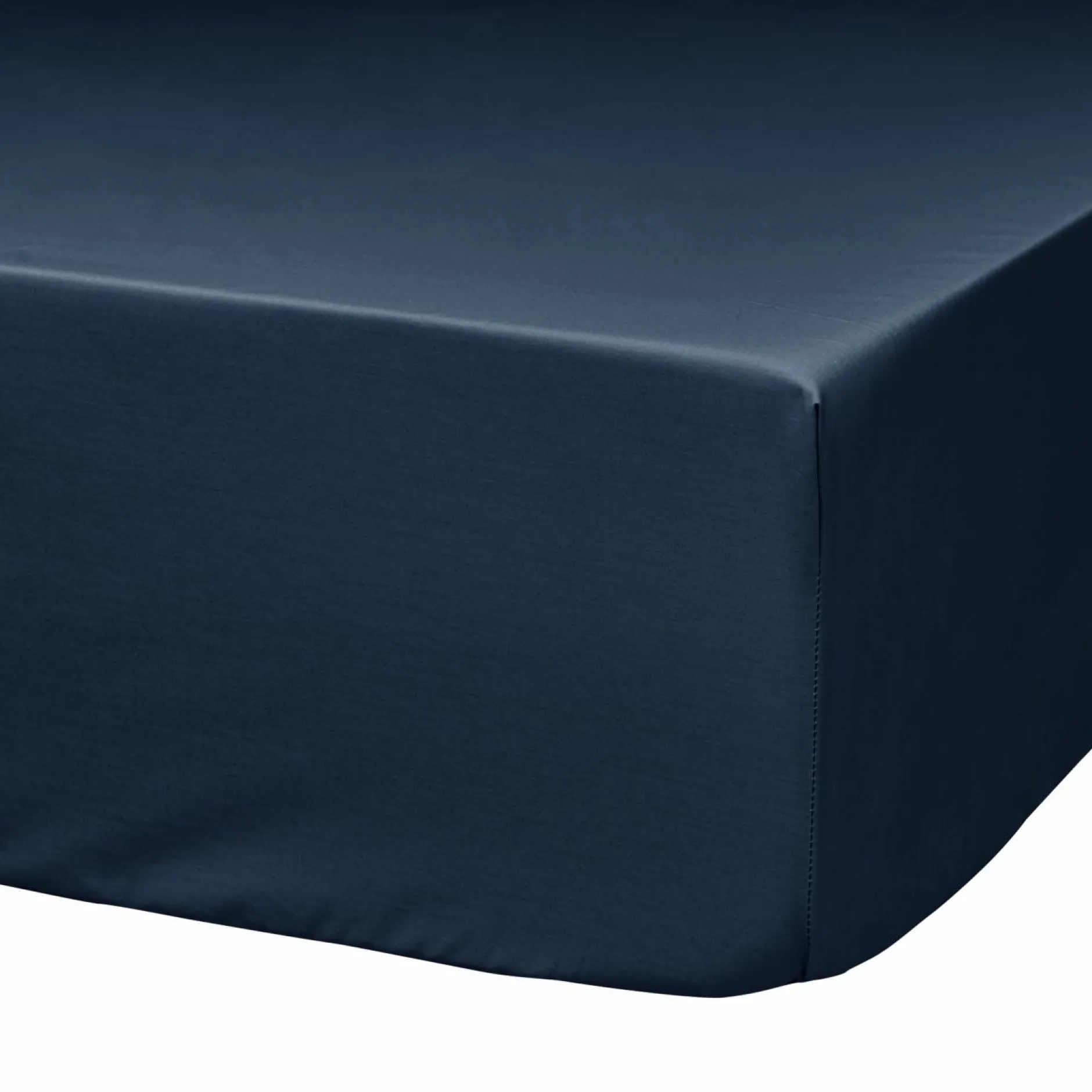Draps Housse>Camif Drap housse percale bio Elise - - 140 x 190 cm Bleu Nuit