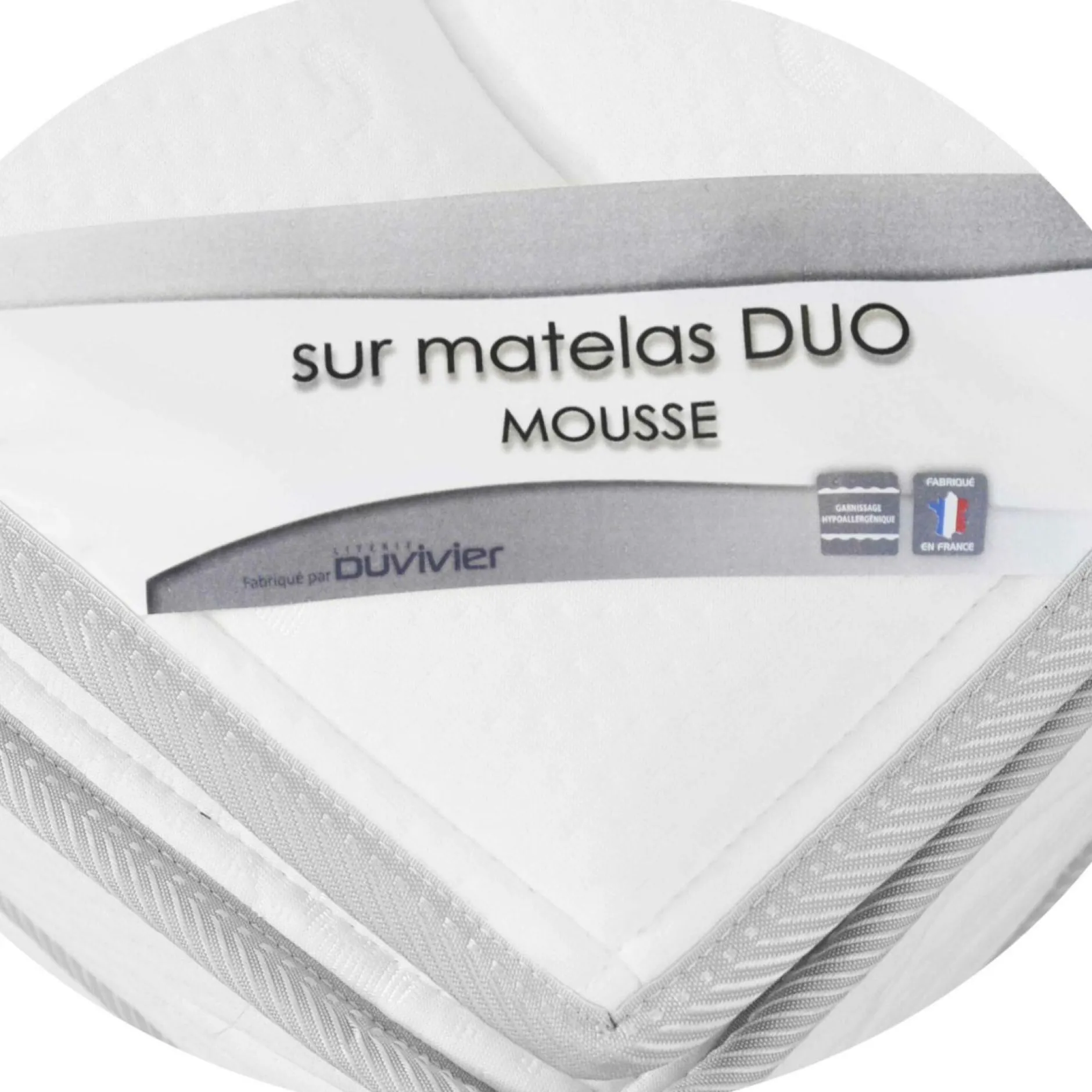 Ensembles Matelas Et Sommier|Ensembles 140 X 190 Cm>Camif DUVIVIER Ensemble Gala Confort mousse - 140 x 190 cm