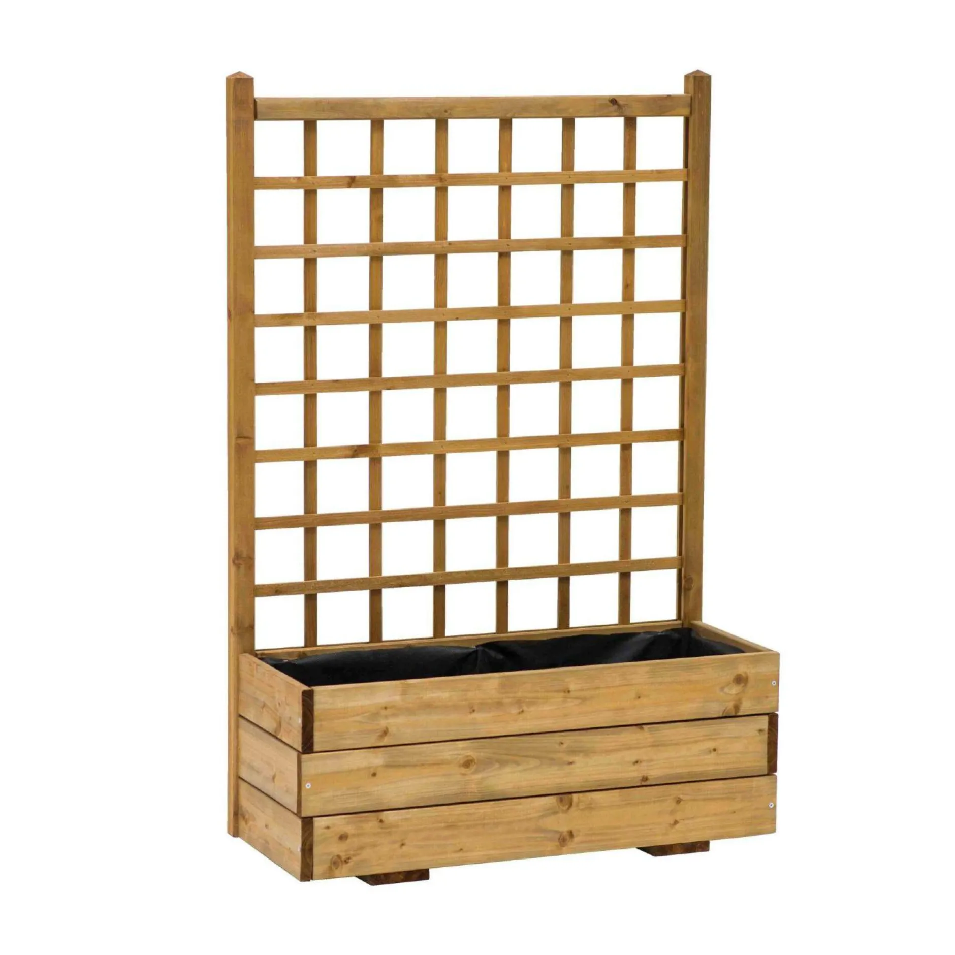 Pots Et Jardinières>Camif EKJU Jardinière avec Trellis en Bois Elsie