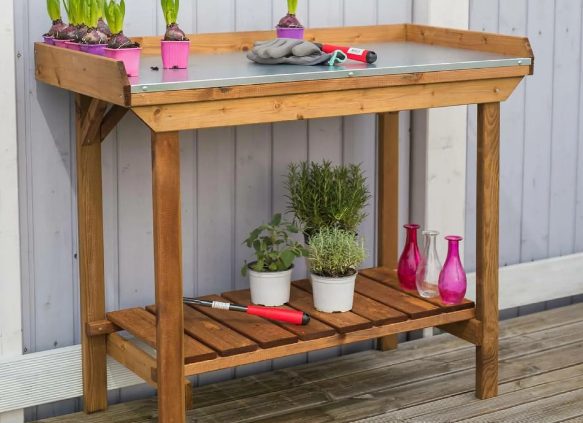 Carrés De Potager>Camif EKJU Table de Rempotage en Bois Edna