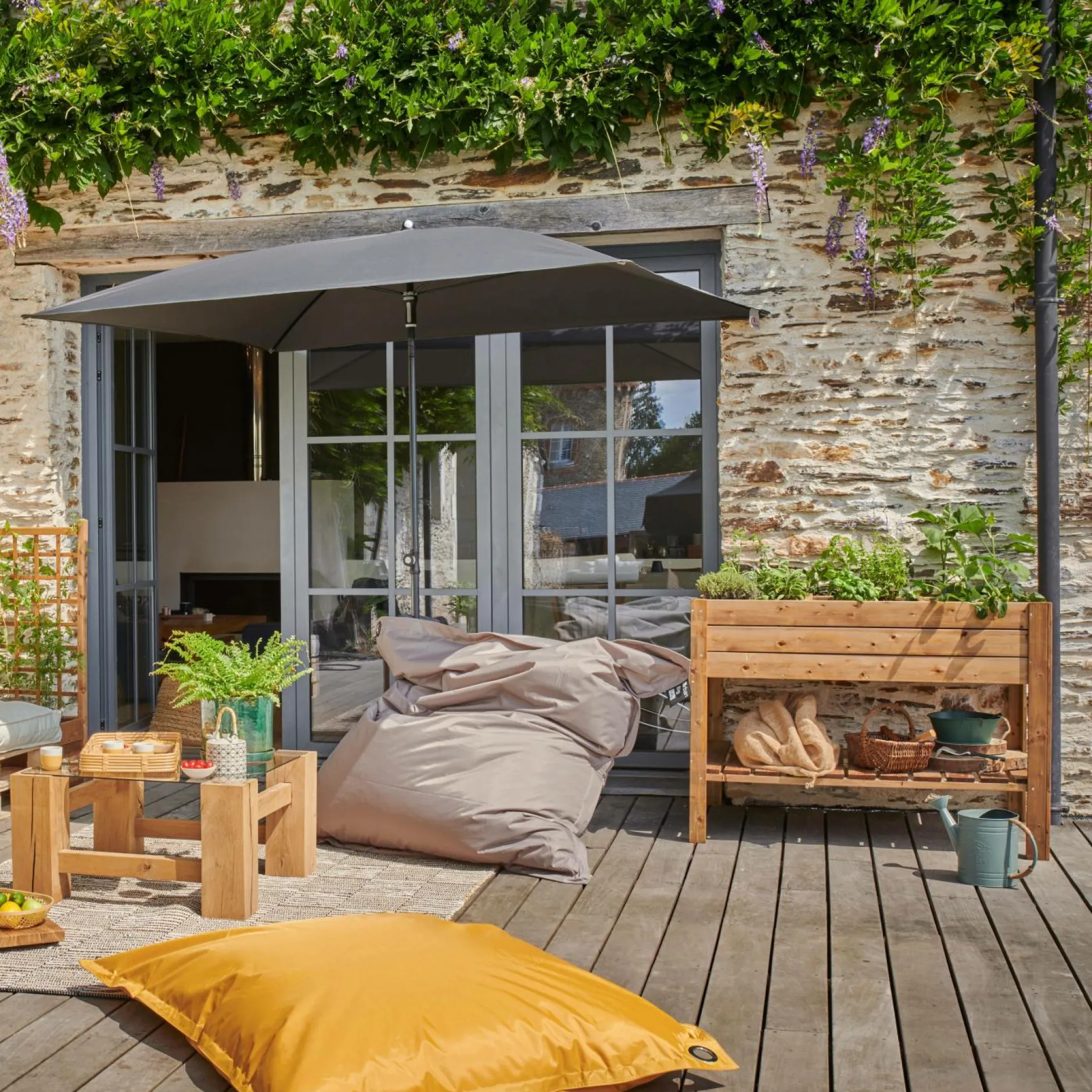 Carrés De Potager>Camif EKJU Table Potagère sur Pieds en Bois Elga