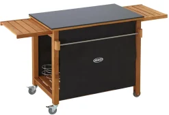 Dessertes Planchas>Camif ENO Desserte Émile en Bois et HPL en robinier et plateau HPL