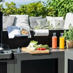 Cuisines D'Extérieur>Camif ENO Kit 4 Accessoires pour Cuisine d'Extérieur Modulo en Inox