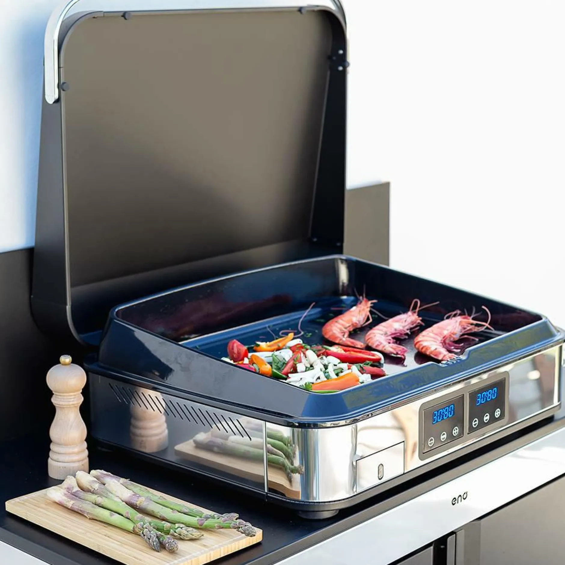 Planchas>Camif ENO Plancha sign Électrique 65 en Inox