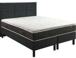 Ensembles Matelas Et Sommier>Camif EPEDA Ensemble 5 en 1 Boxspring Enchanteur - - 2 x 80 x 200 cm Gris